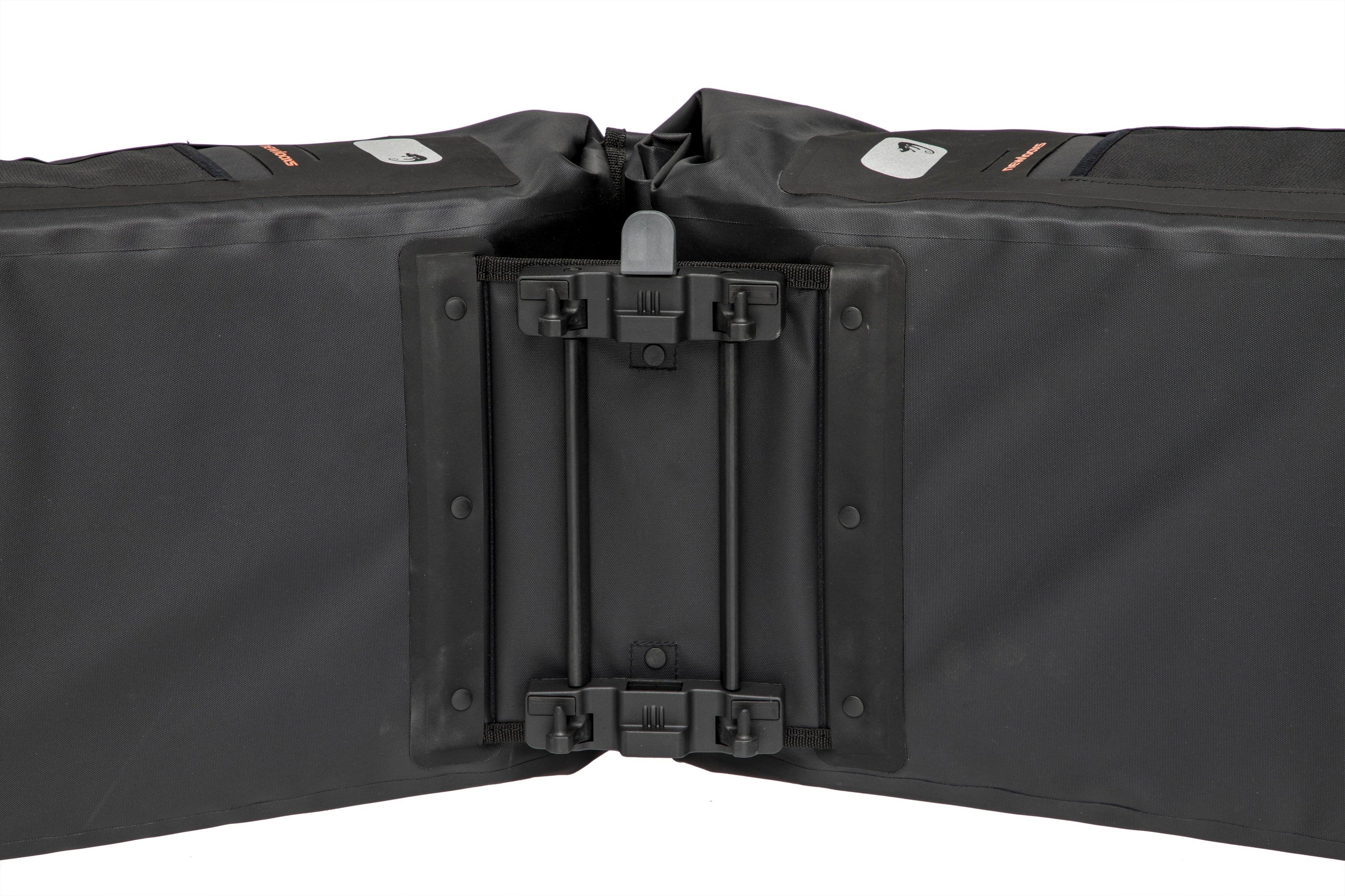 Dubbele fietstas New Looxs Varo Racktime waterdicht 40 liter 28 x 43 x 17 cm (x2) - zwart