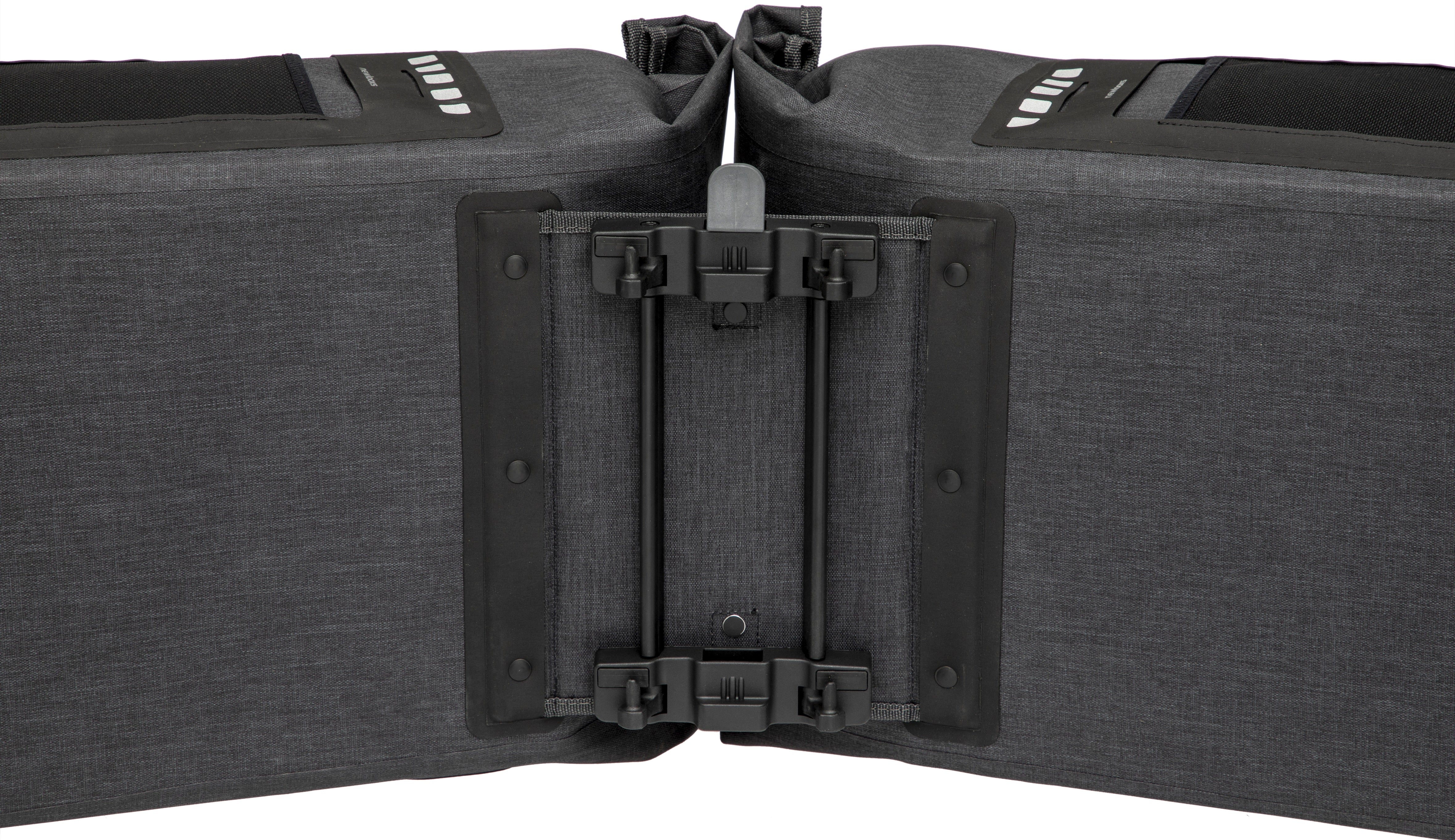 Dubbele fietstas New Looxs Varo Racktime 40 liter 28 x 43 x 17 cm (x2) - grijs