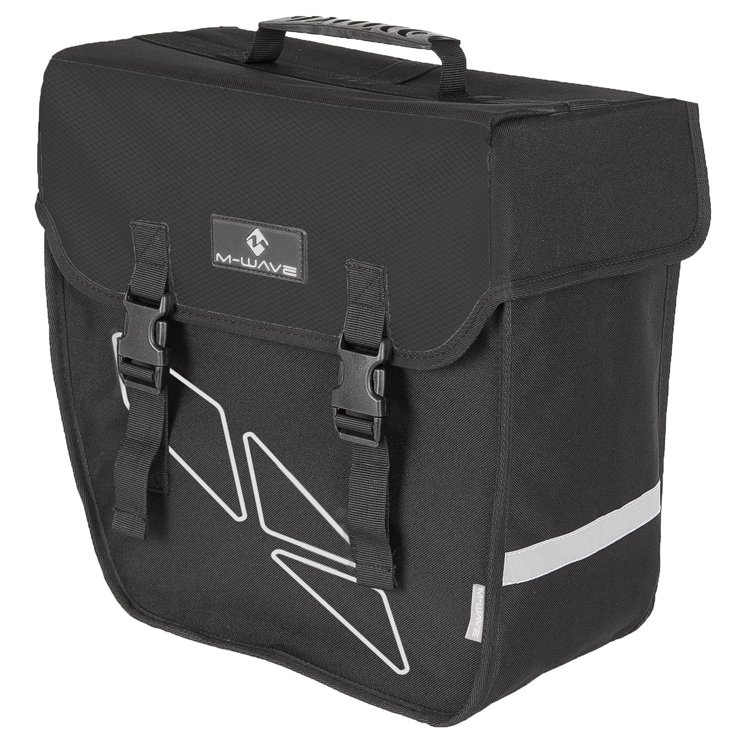Enkele fietstas links M-Wave Amsterdam - 18 liter - zwart