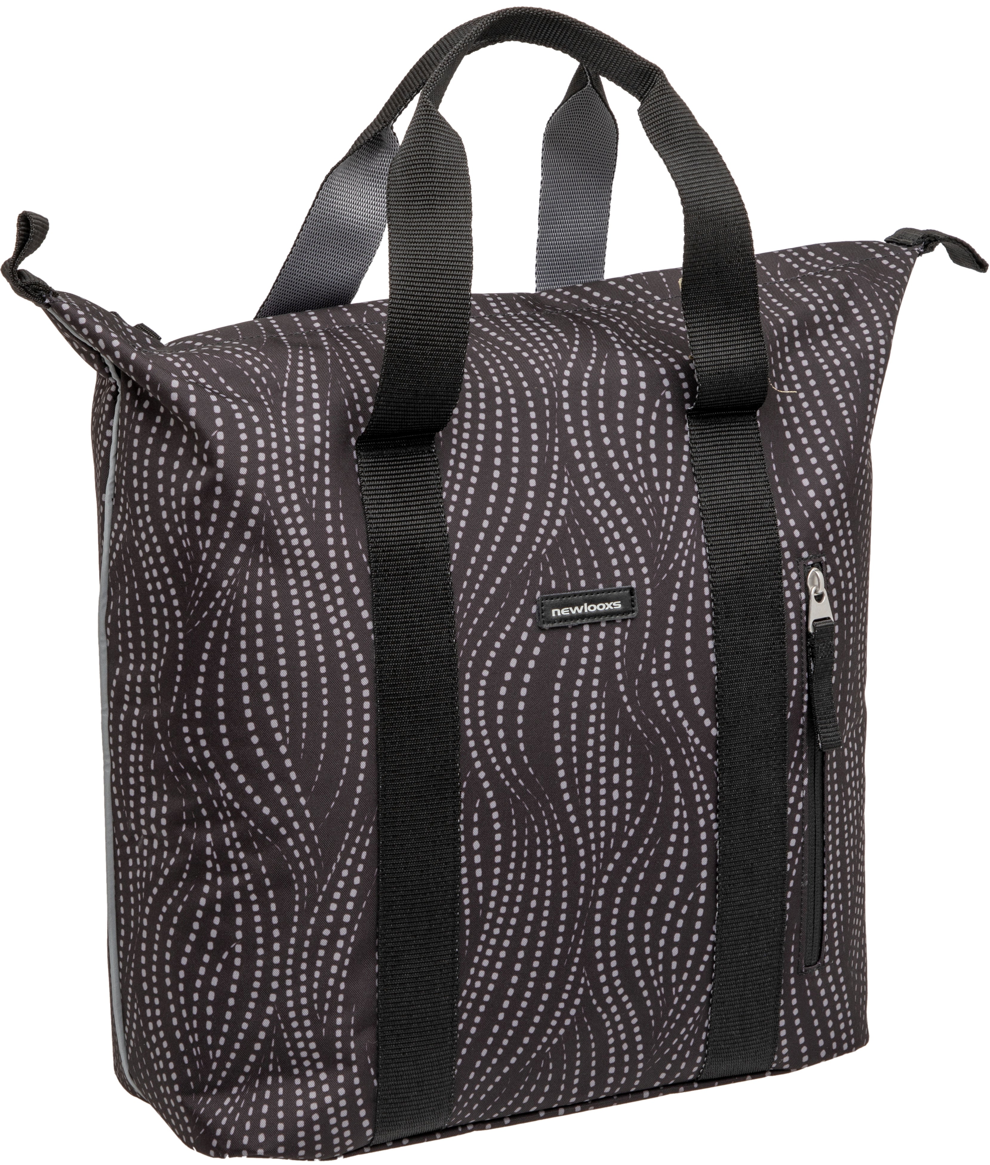 Fietsshopper New Looxs Kota Alma 24 liter - 45 x 18 x 36 cm - zwart