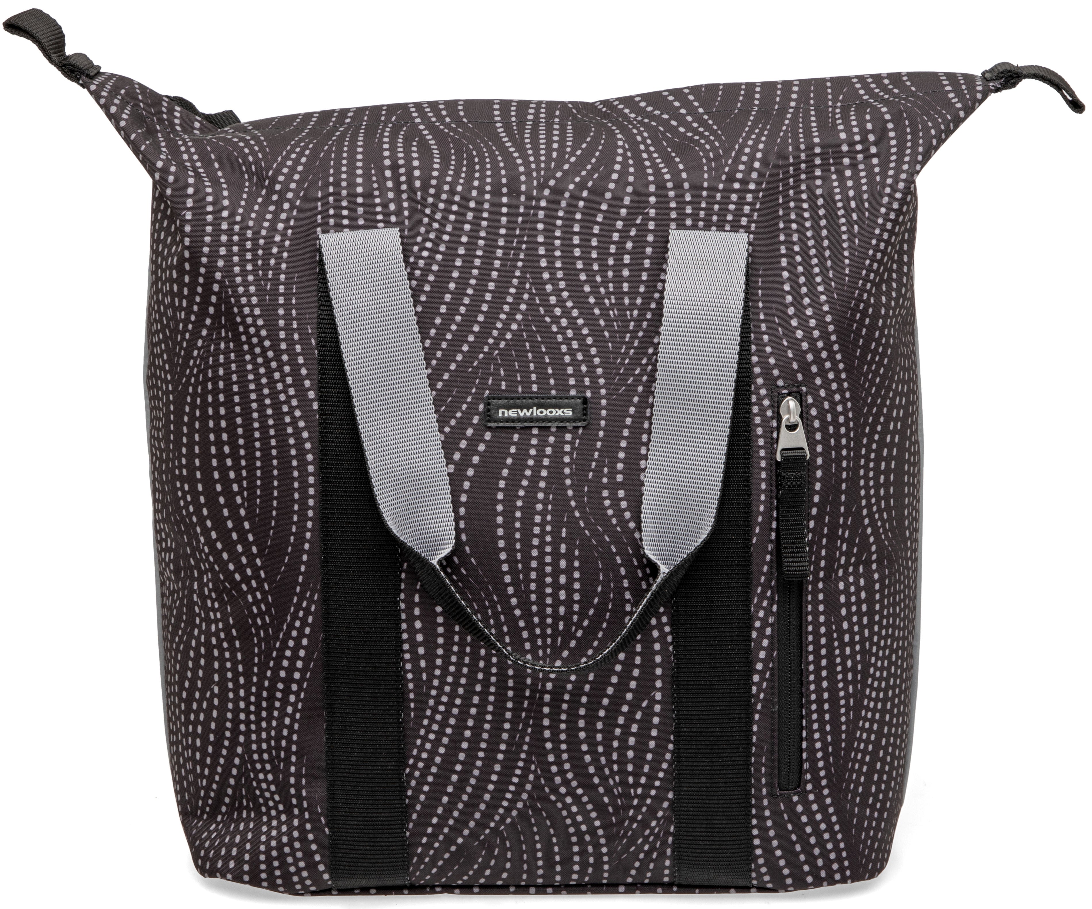 Fietsshopper New Looxs Kota Alma 24 liter - 45 x 18 x 36 cm - zwart