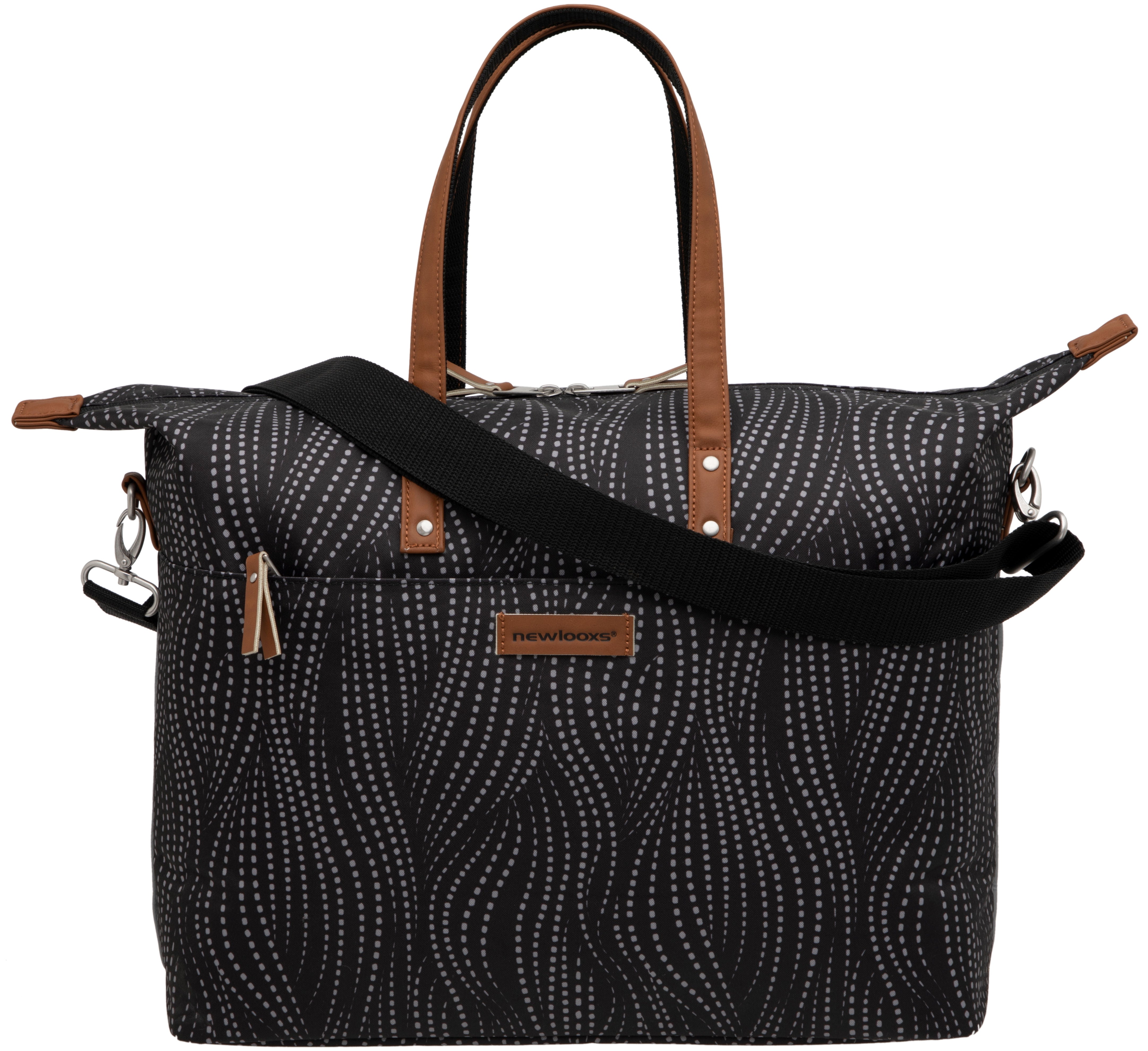 Fietsshopper New Looxs Tendo Alma 21 liter - 34 x 18 x 44 cm - zwart