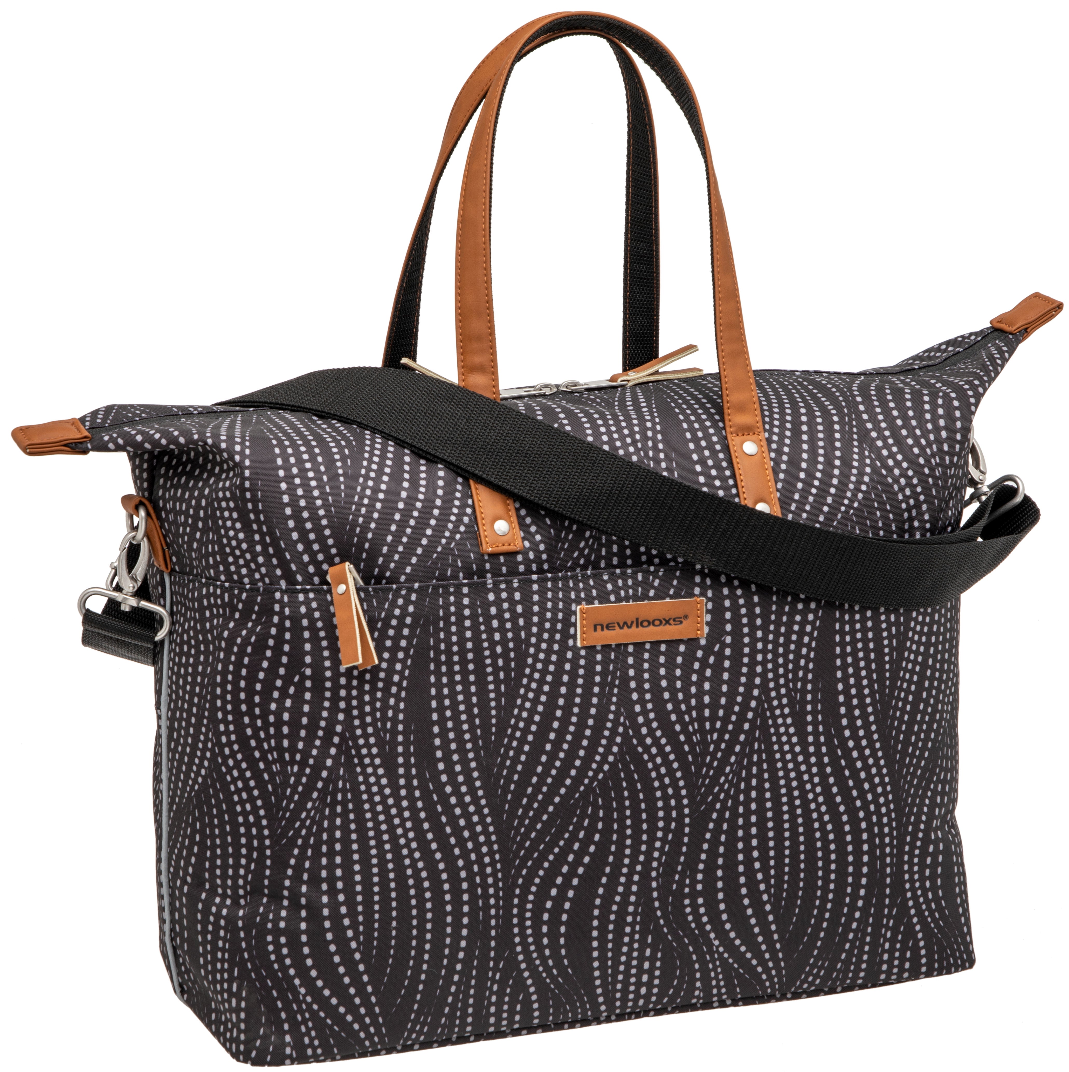 Fietsshopper New Looxs Tendo Alma 21 liter - 34 x 18 x 44 cm - zwart