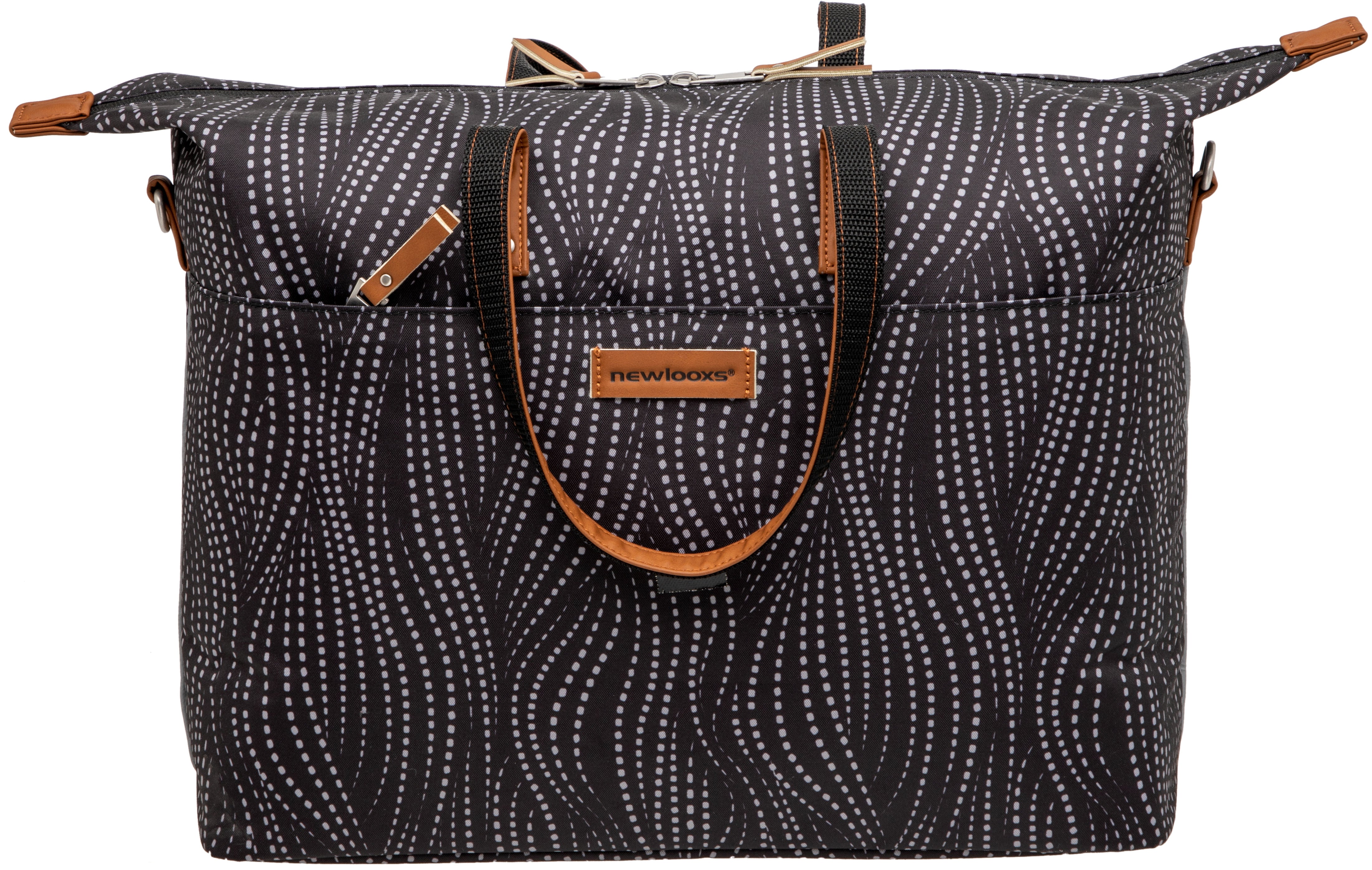 Fietsshopper New Looxs Tendo Alma 21 liter - 34 x 18 x 44 cm - zwart