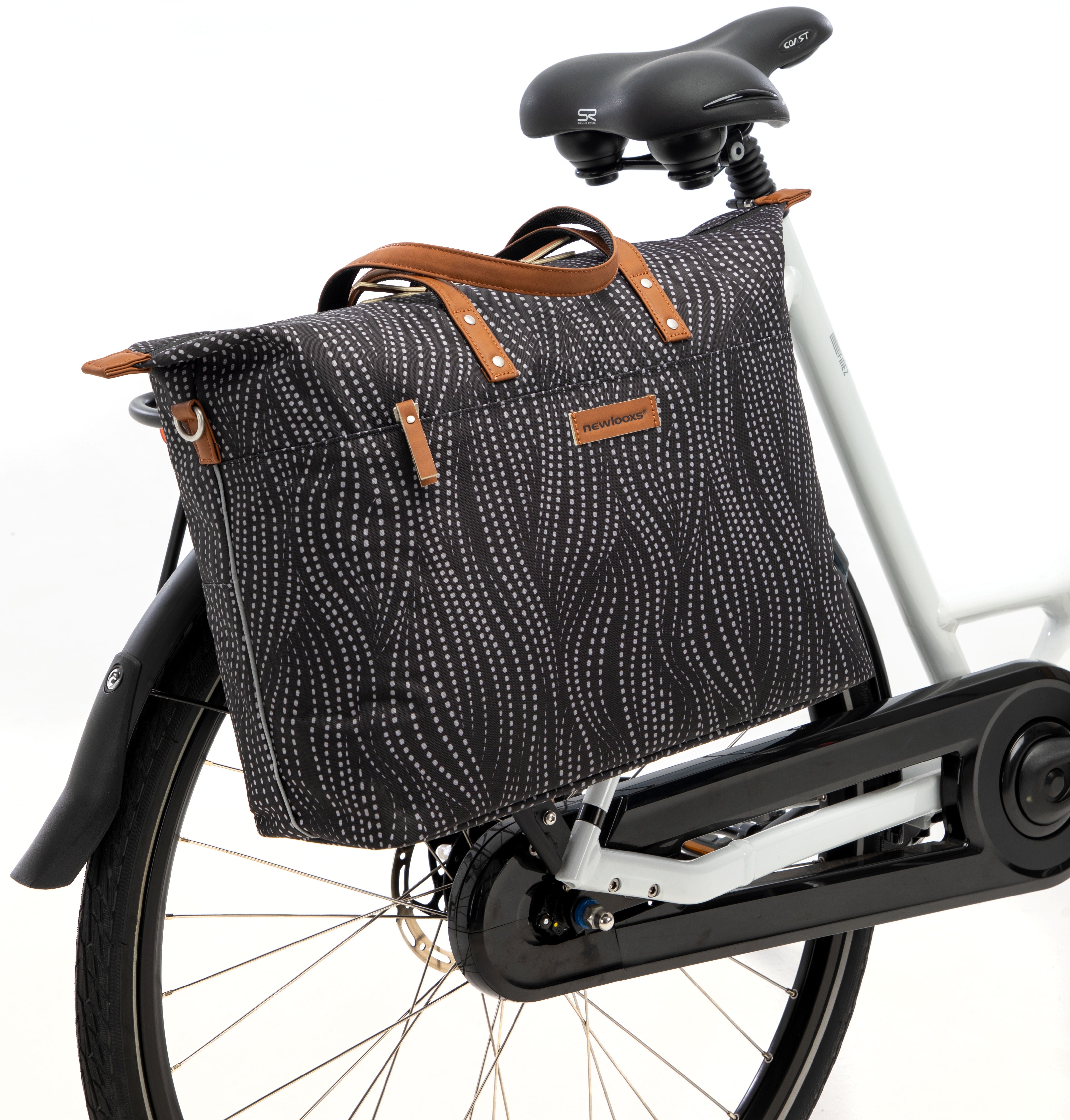 Fietsshopper New Looxs Tendo Alma 21 liter - 34 x 18 x 44 cm - zwart