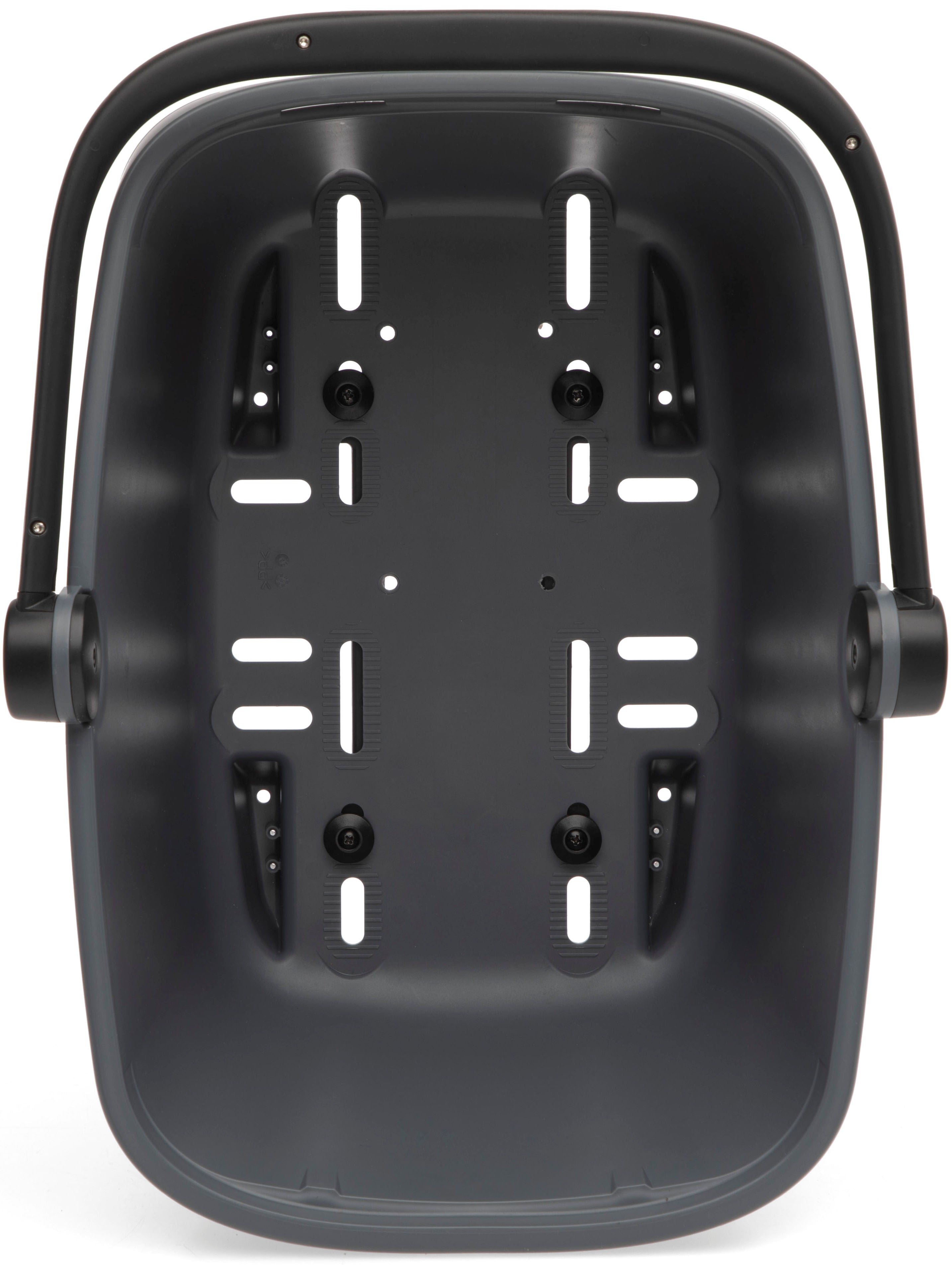 Gerecyclede (honden)fietsmand New Looxs Clipper Racktime - 28 liter 49 x 37 x 29 cm - anthraciet