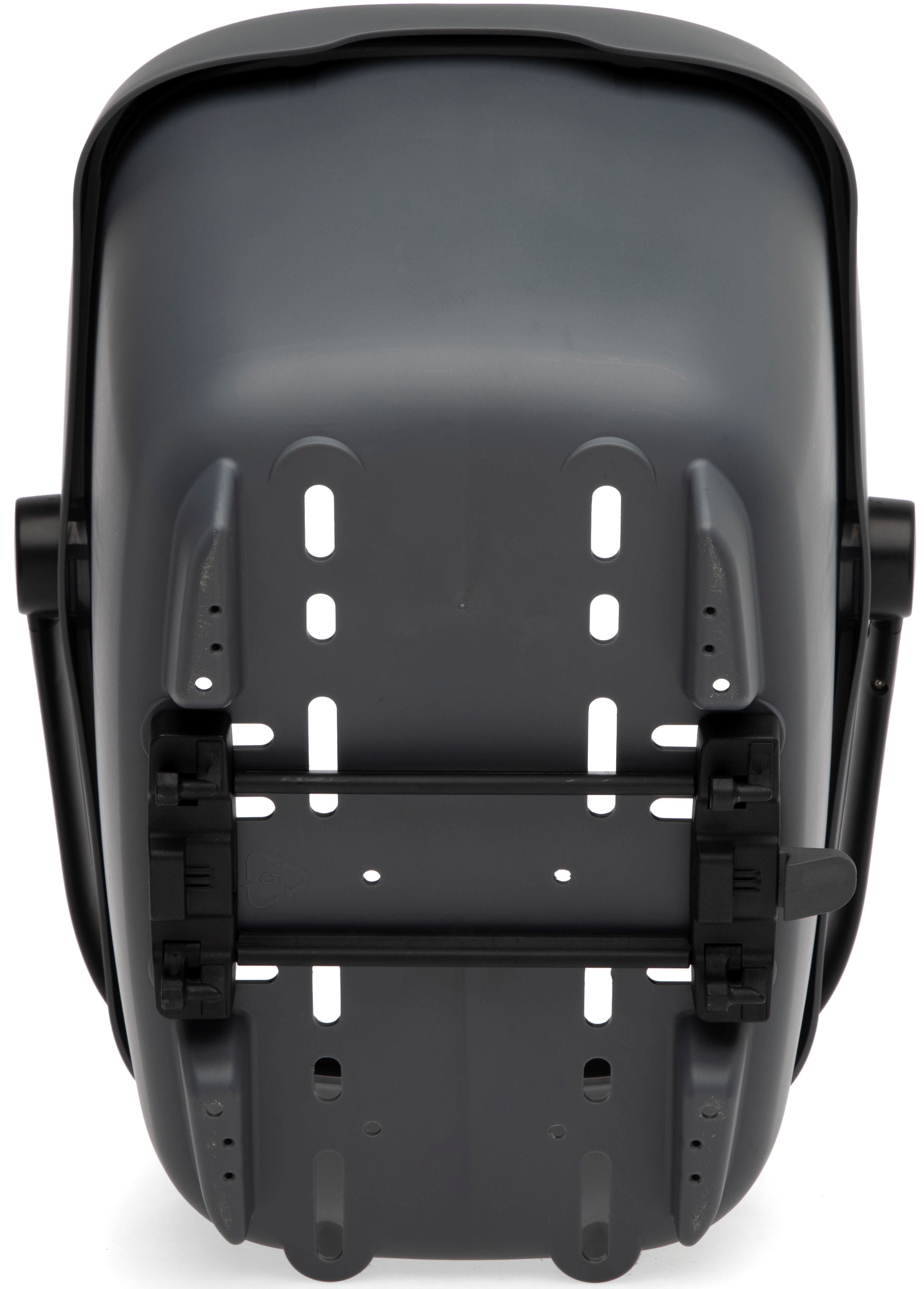 Gerecyclede (honden)fietsmand New Looxs Clipper Racktime - 28 liter 49 x 37 x 29 cm - anthraciet