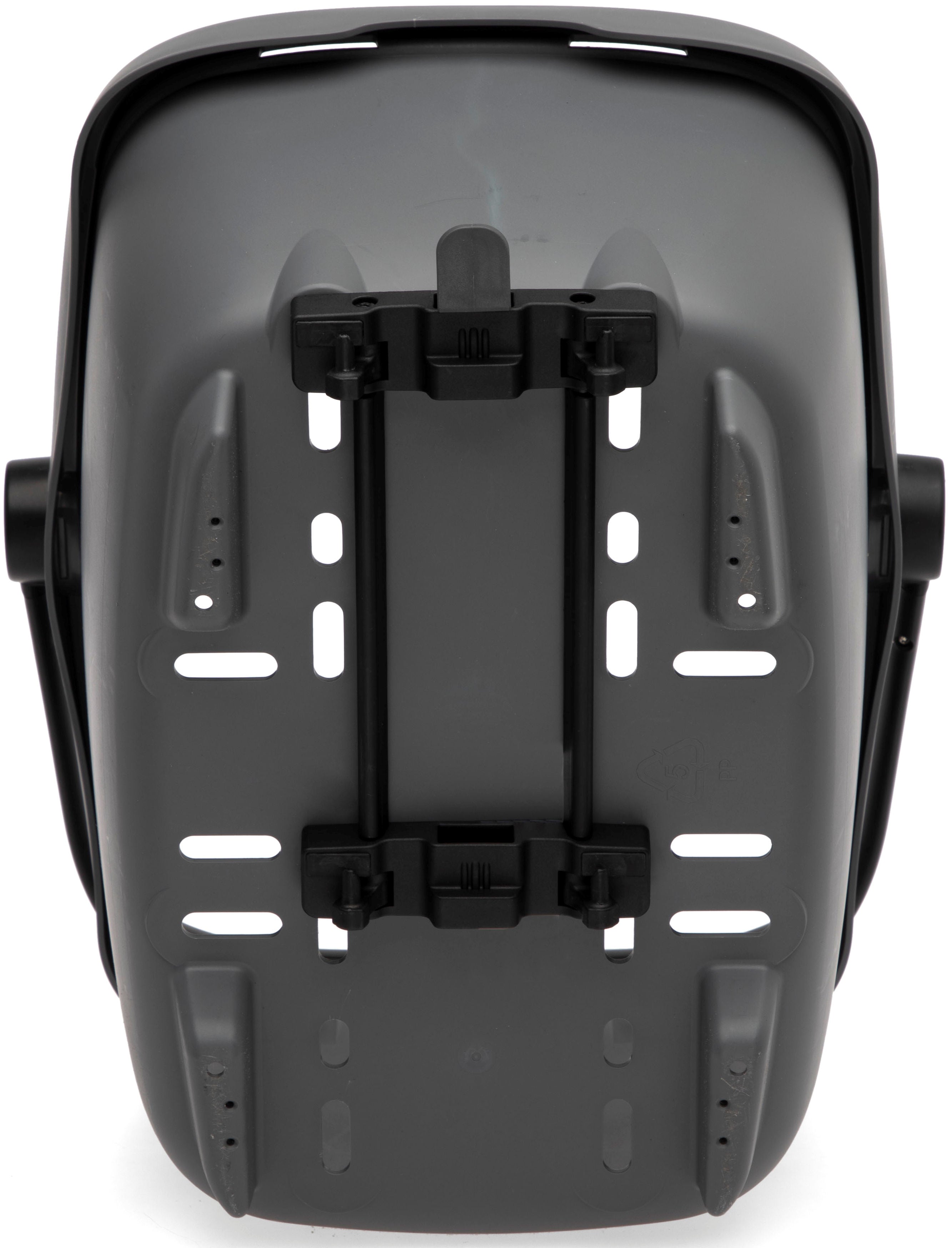 Gerecyclede (honden)fietsmand New Looxs Clipper Racktime - 28 liter 49 x 37 x 29 cm - anthraciet