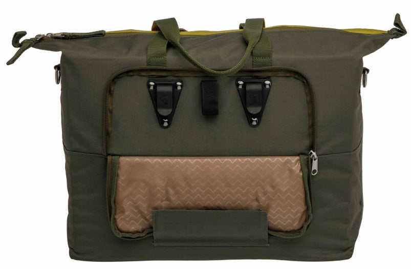 Laptoptas New Looxs Tendo 21 liter 34 x 18 x 44 cm - olijf/geel
