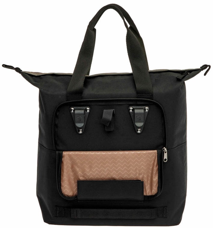 Fietsshopper New Looxs Kota 24 liter 45 x 18 x 36 cm - zwart/groen