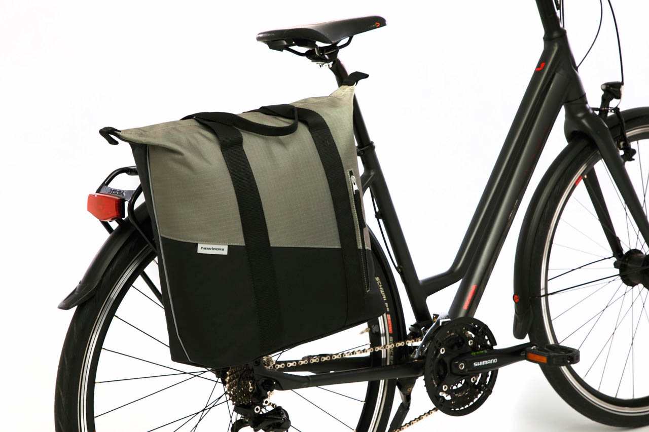 Fietsshopper New Looxs Kota 24 liter 45 x 18 x 36 cm - zwart/groen