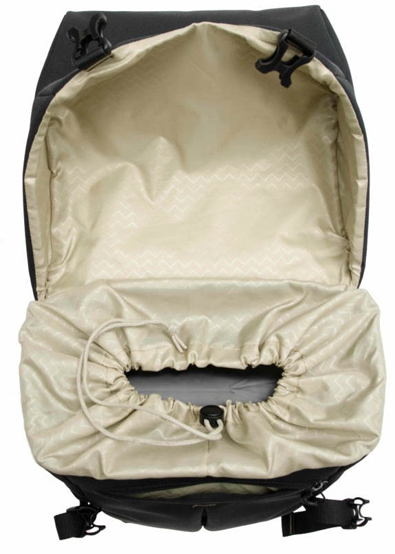 Dubbele fietstas New Looxs Sports 40 liter 32 x 18 x 40 cm(2x) - zwart