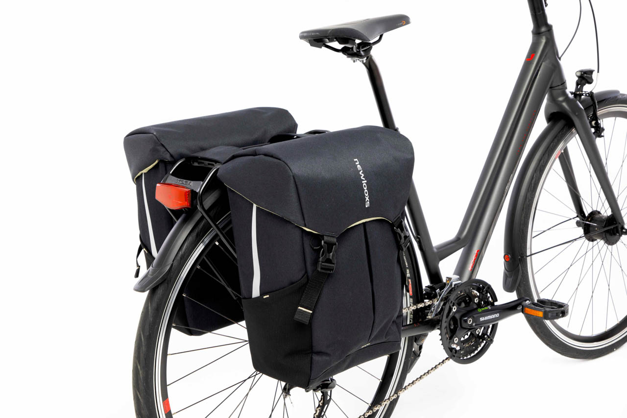 Dubbele fietstas New Looxs Sports 40 liter 32 x 18 x 40 cm(2x) - zwart