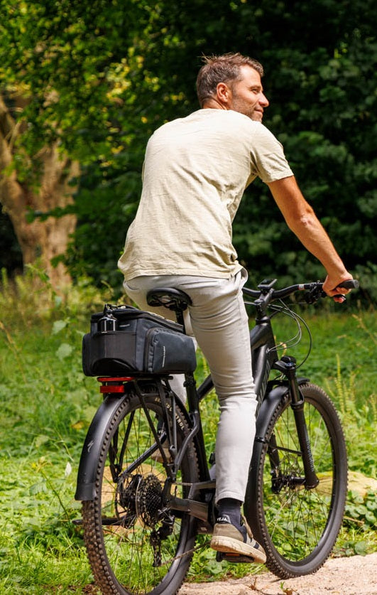 Bagagedragertas New Looxs Sports RT2 31 liter 34,5 x 24 x 20 cm - zwart