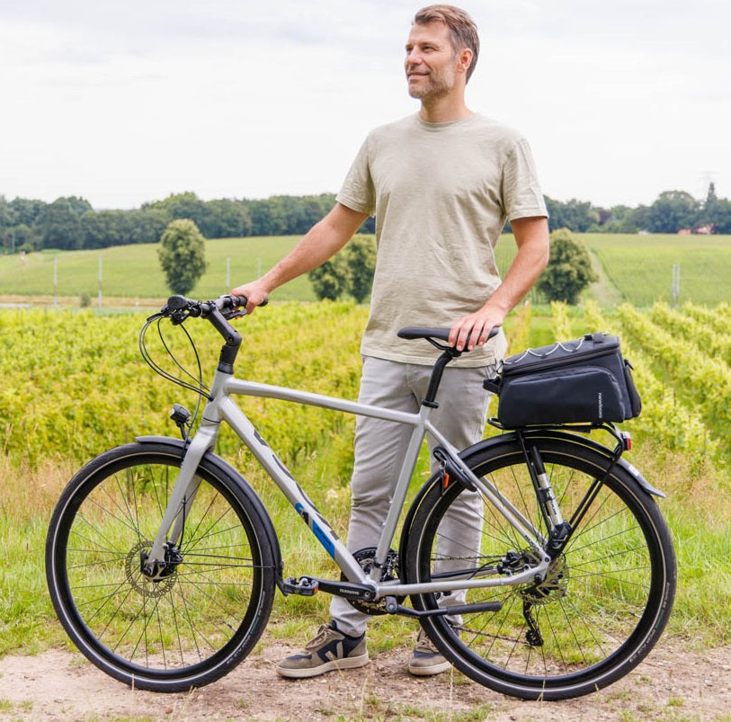 Bagagedragertas New Looxs Sports RT2 31 liter 34,5 x 24 x 20 cm - zwart