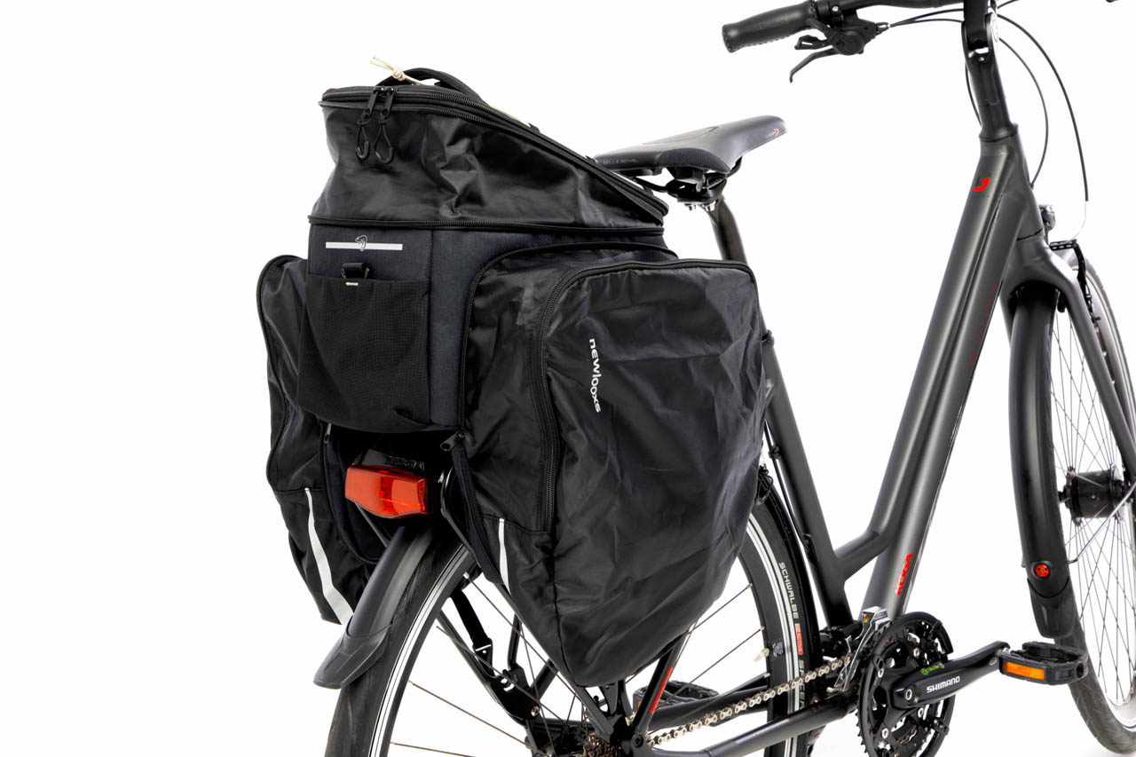 Bagagedragertas New Looxs Sports 29 liter 34.5 x 24 x 20 cm - zwart