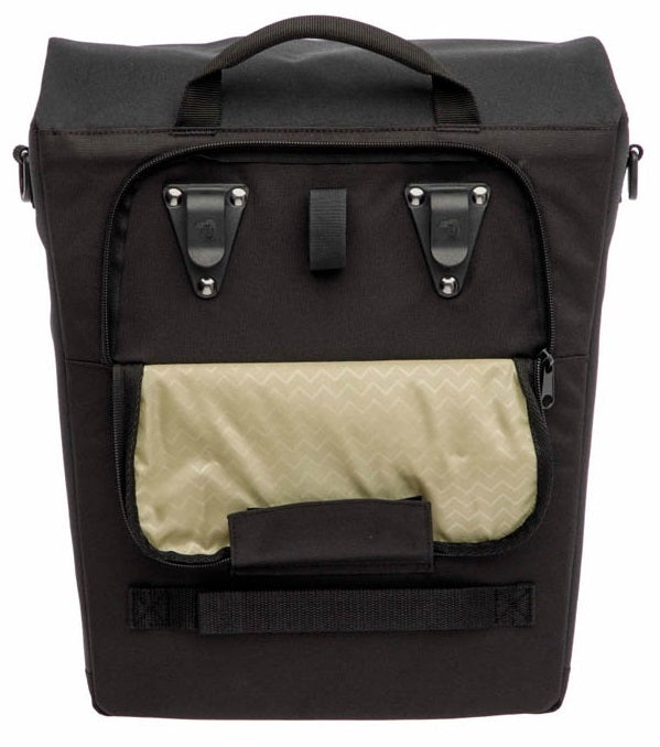 Enkele fietstas New Looxs Tulum 16 liter 35 x 17 x 37cm - zwart