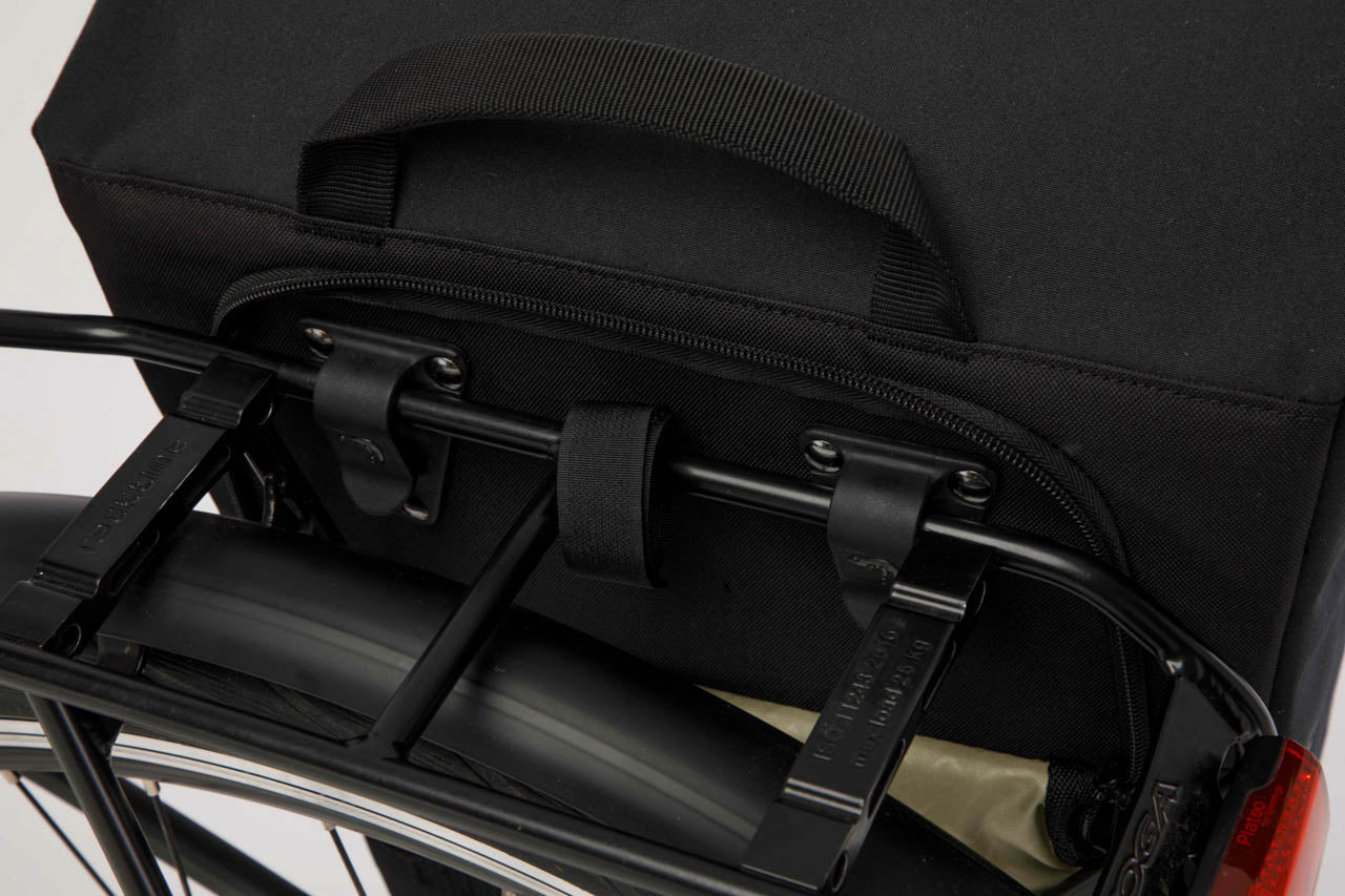 Enkele fietstas New Looxs Tulum 16 liter 35 x 17 x 37cm - zwart