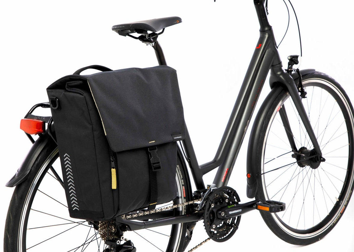 Enkele fietstas New Looxs Tulum 16 liter 35 x 17 x 37cm - zwart