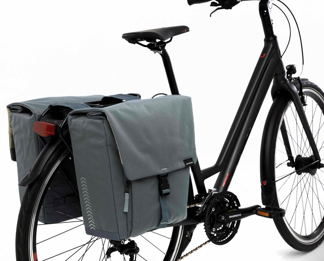 Dubbele fietstas New Looxs Tulum 32 liter 35 x 17 x 37 cm (2x) - zwart