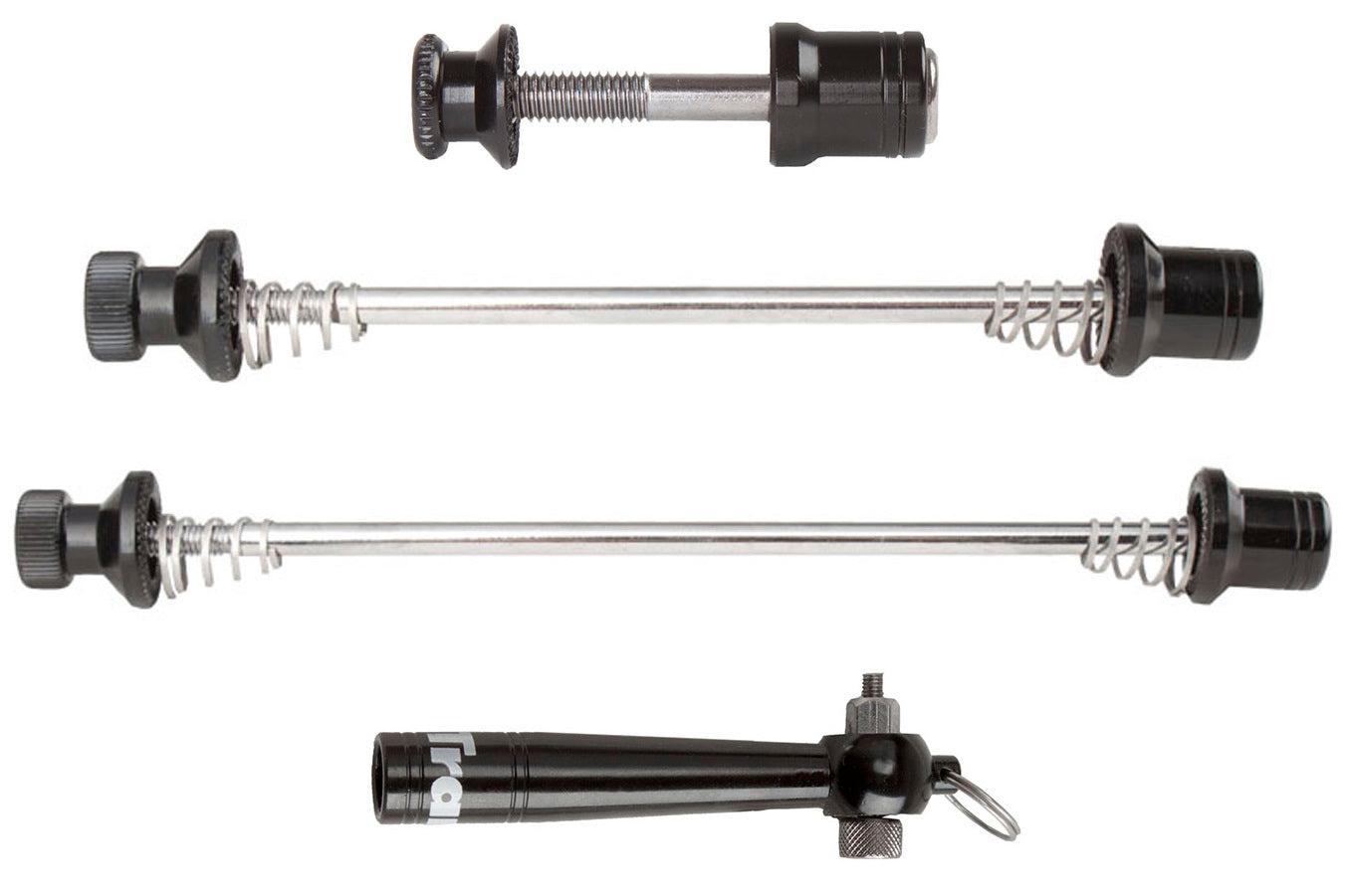 Snelspannerset Tranz X OLD 100 + 130mm - zwart