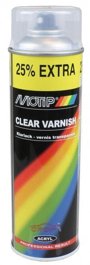Blanke lak vernis spuitbus Motip - 400ml