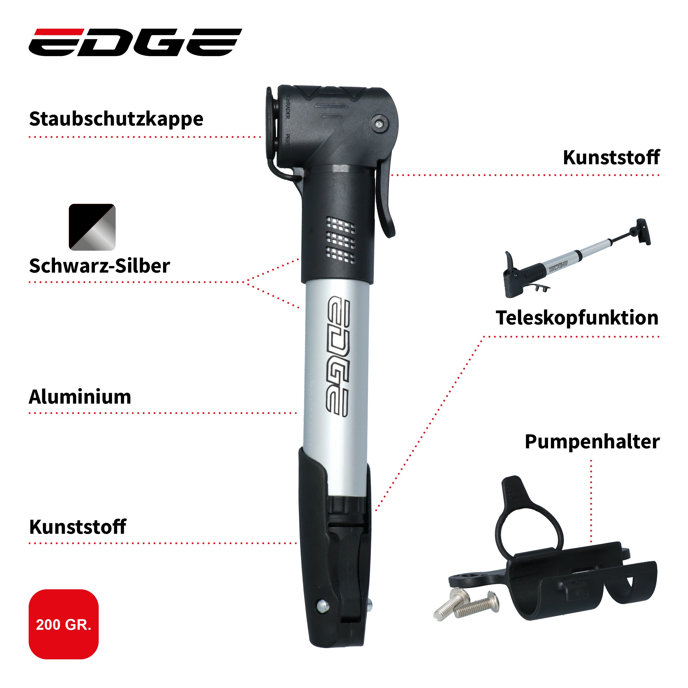 Mini pomp Edge Tyfoon