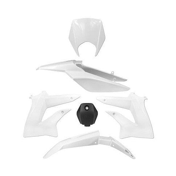 plaatwerkset derbi nt wit 6-delig senda drd, senda x-treme, gilera SMT, gilera RCR