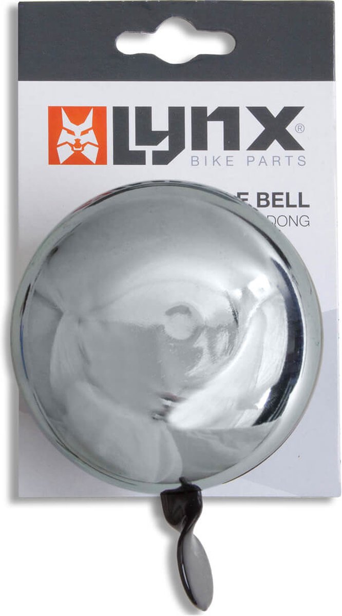 fiets bel - Lynx Ding Dong 80 Mm Zilver
