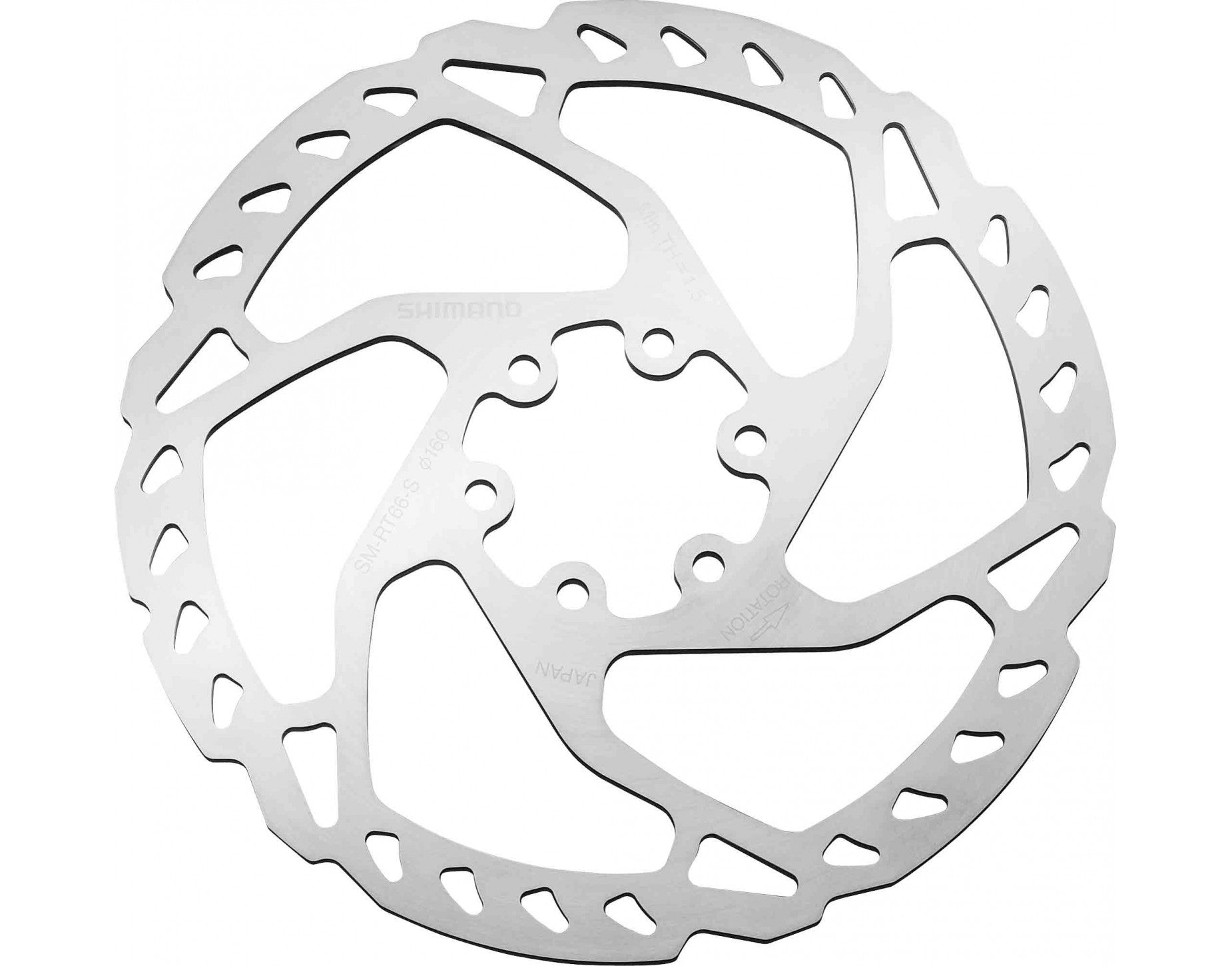 Remschijf 160mm Shimano SLX/Deore 6-bout SM-RT66
