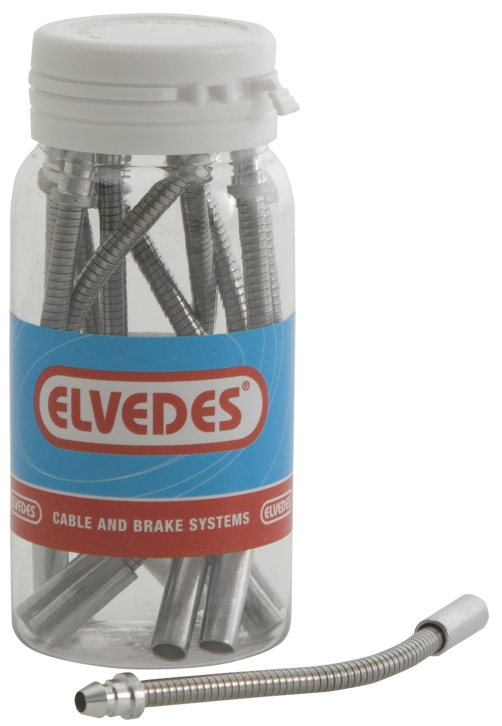 V-brake kabelpijpje 110° Elvedes Flexibel Ø5.0 mm RVS (10 stuks)