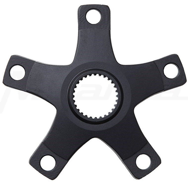 Crank spider Miranda voor Bosch 4 motor 5-Arm BCD 104 47.5mm - aluminium zwart