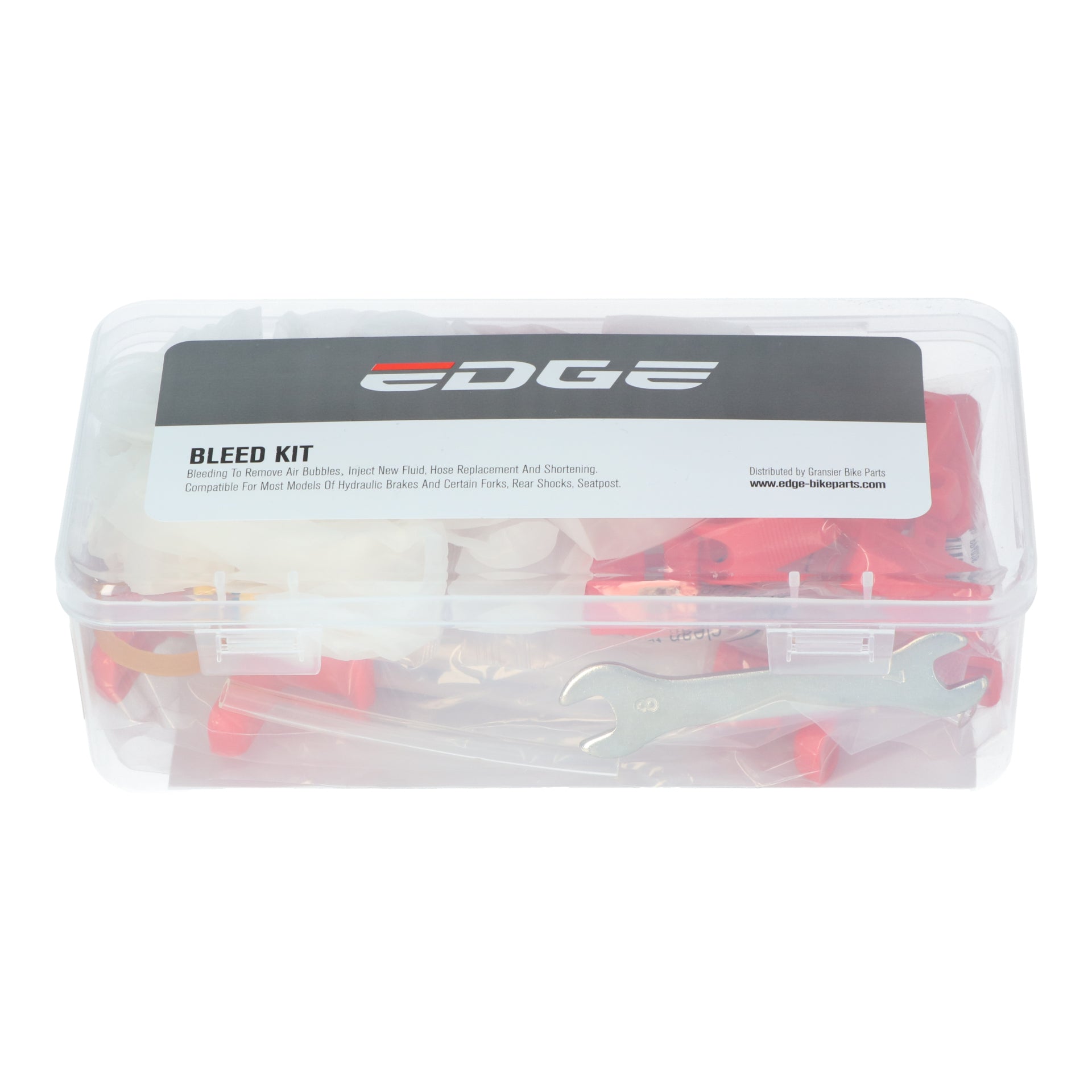 Ontluchtingsset Schijfrem Edge Standaard - inclusief kunststof adapterset