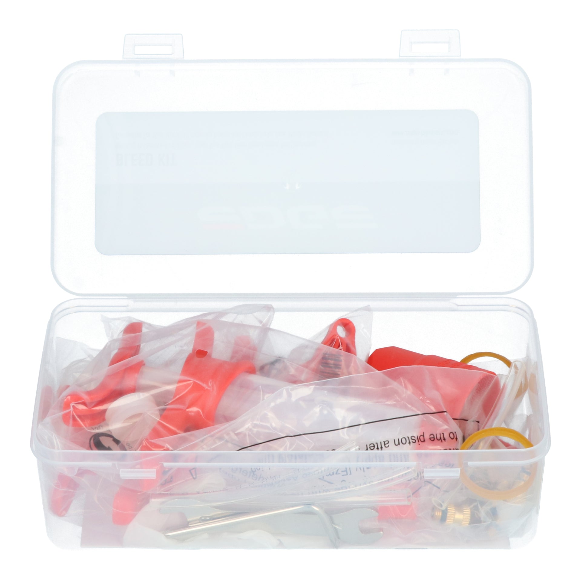 Ontluchtingsset schijfrem Edge Luxe - met metalen adapterset