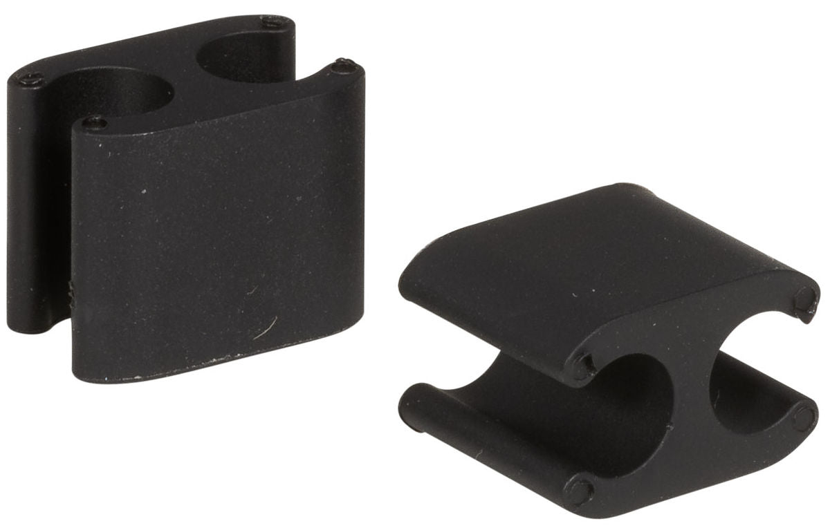 Kabelclips Elvedes Duo PVC voor Shimano Di2 5,0 mm + 2,5 mm - zwart (50 stuks)