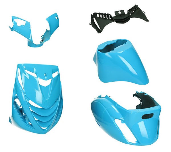 plaatwerkset DMP model SP EVO-1 sky blauw 5-delig zip 100/125, zip2000