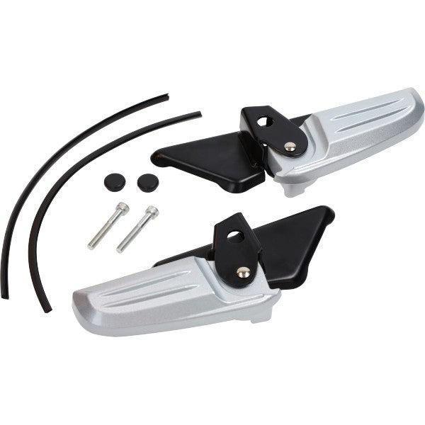 duo-voetsteun set Vespa glans zwart/zilver primavera, sprint