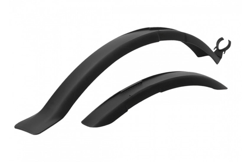 Spatbordset 28" Polisport Florida 45 mm - zwart