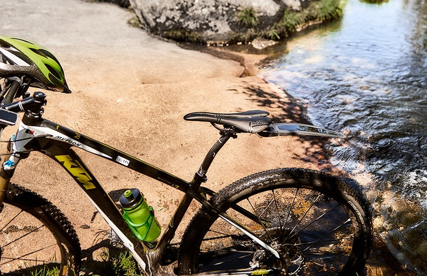 Achterspatbord Polisport S-Mud Long - zwart