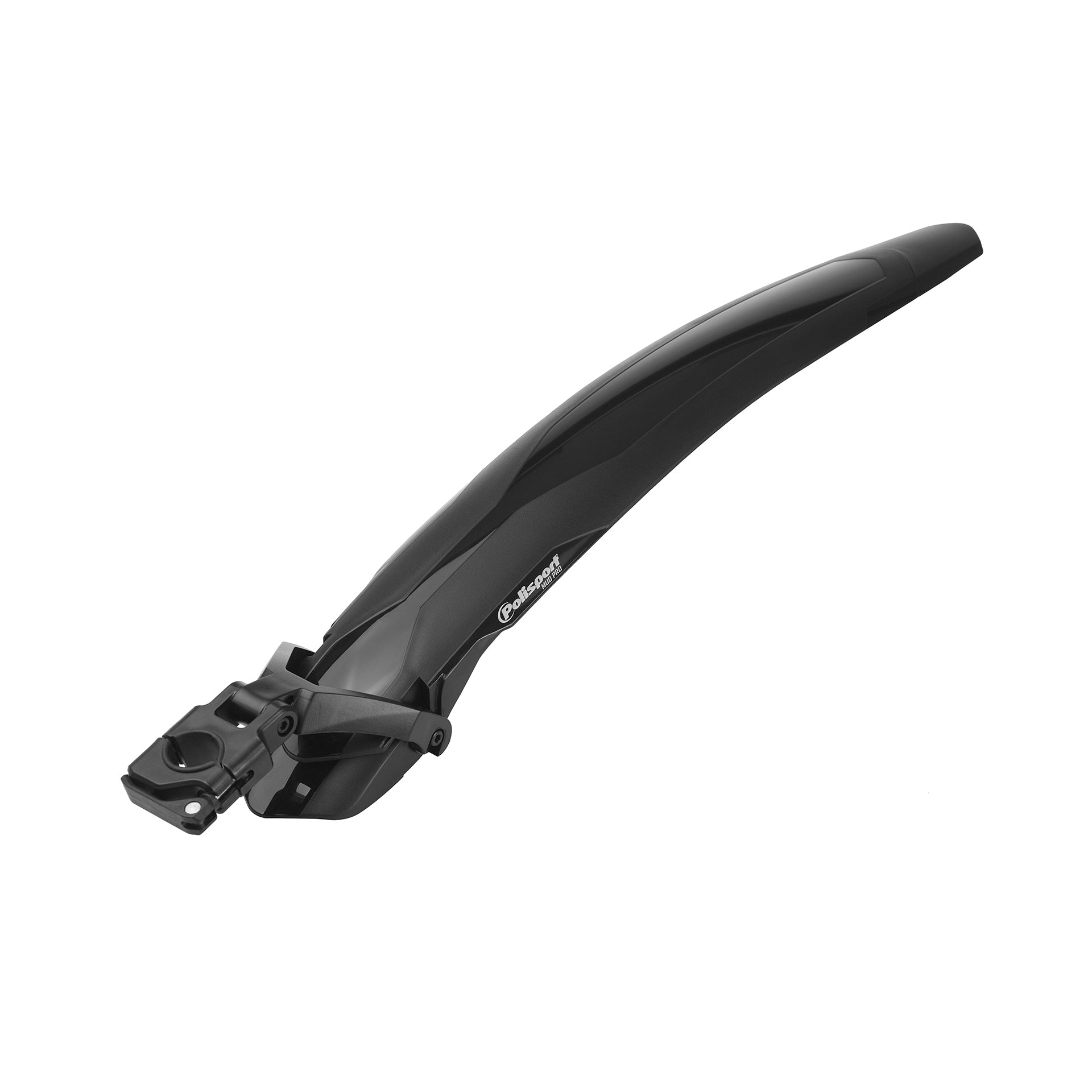 Achterspatbord 26-29" Polisport Mud Pro met zadelpenbevestiging - zwart
