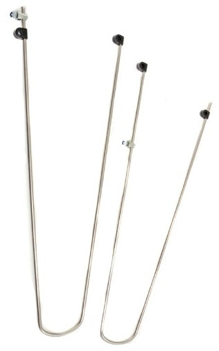 Spatbordstangset 28" 55mm cpl. met bevestigingsmaterialen