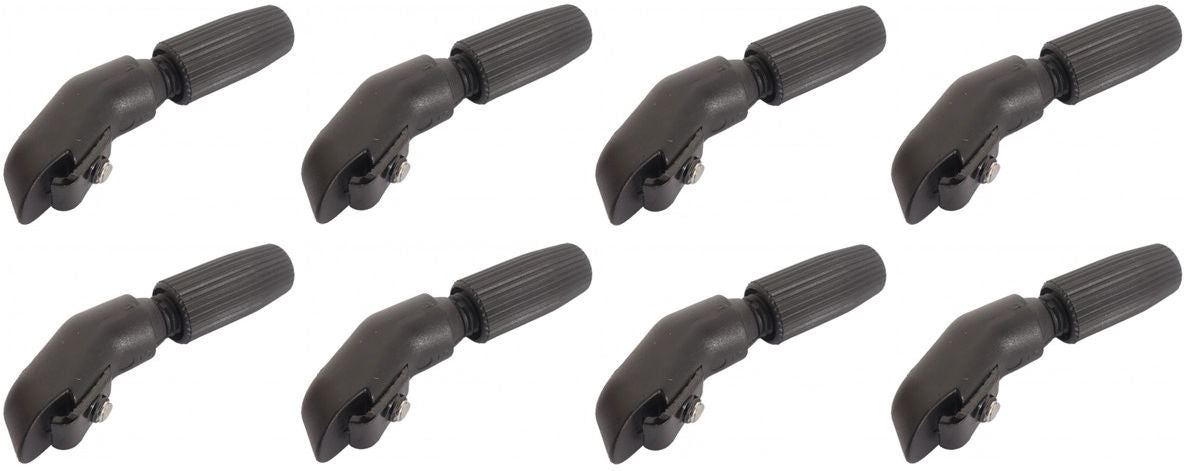 Bevestiging spatbordstang Mirage ø3.2mm - set van 8 stuks - zwart
