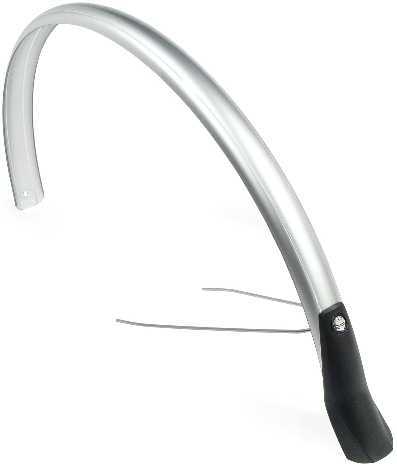 Spatbordset Eurofender Snello 28" x 46 mm - zilver