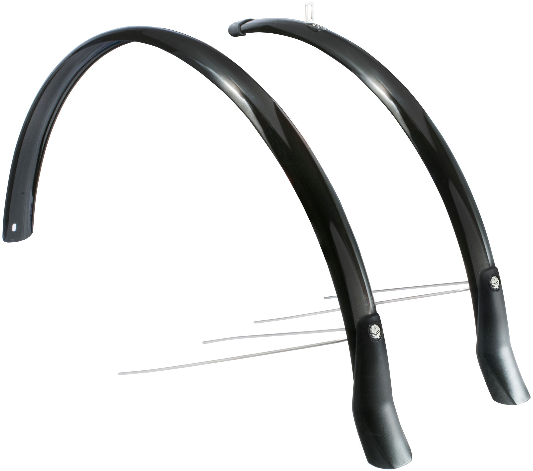 Spatbordset Eurofender Snello 28" x 51 mm - zwart