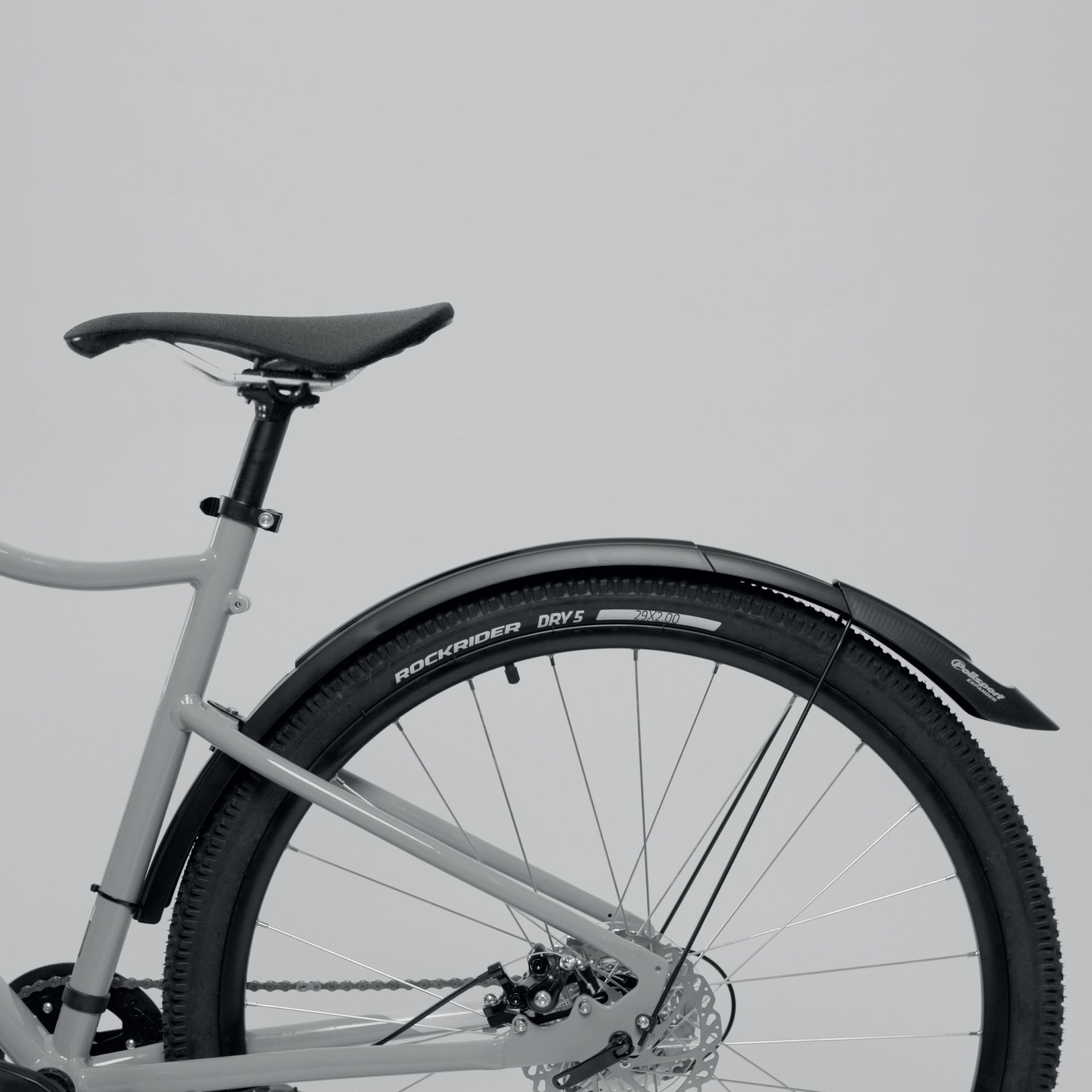 Spatbord verlenger Polisport MTB 26'-29" 65mm - Zwart