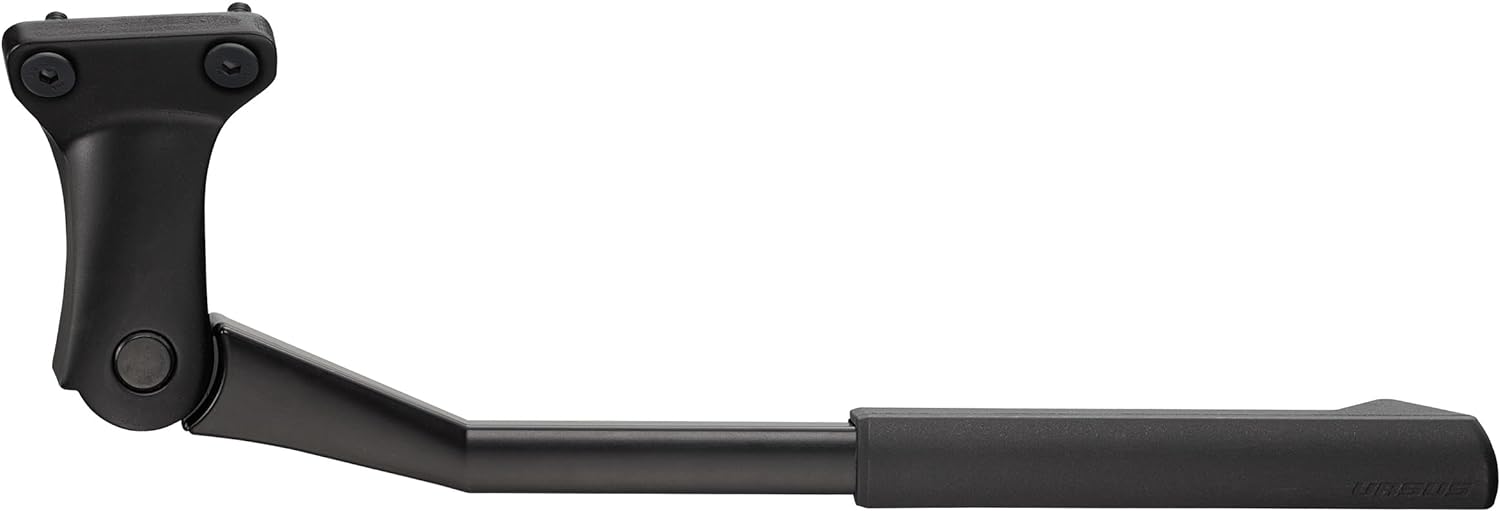 Fietsstandaard 24-28" Ursus Mooi achterbrugmontage - met 40 mm bevestigingsplaat - zwart