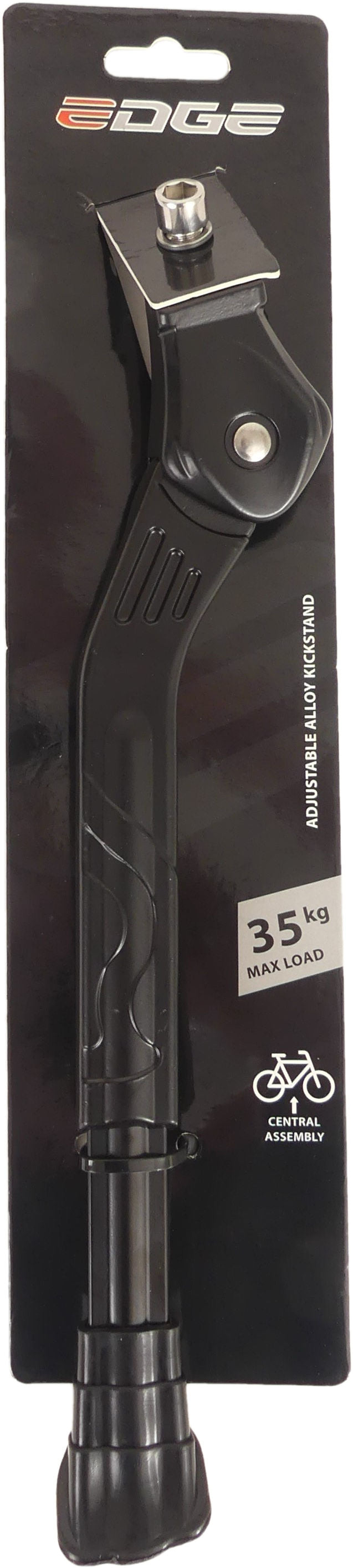 Zijstandaard verstelbaar 24 t/m 28" Edge Strong - zwart (op kaart)