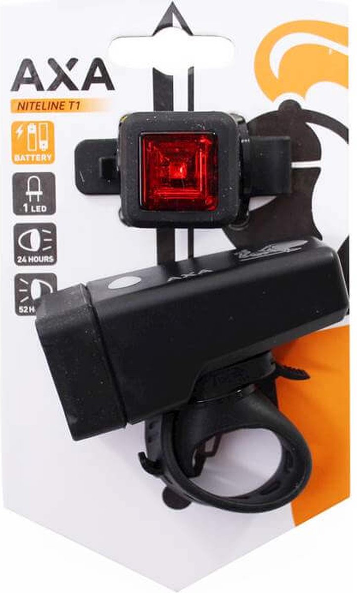 fiets verlichting - Axa Niteline T1 verlichtingsset Batterij