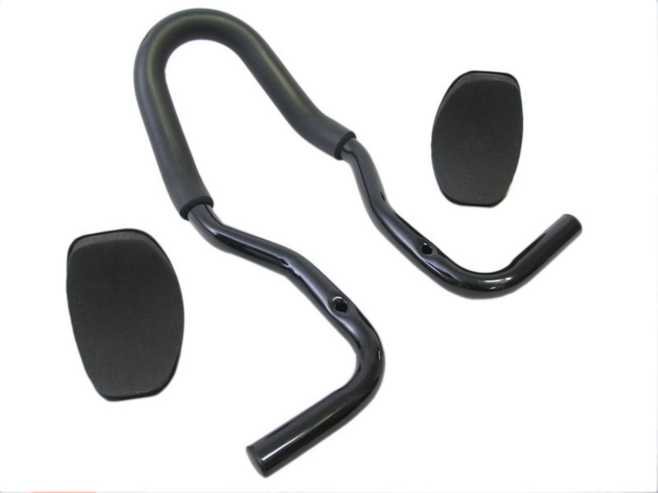 Opzetstuur Tranz X Tri-bar JD802 met schuim 25,4 mmm - zwart