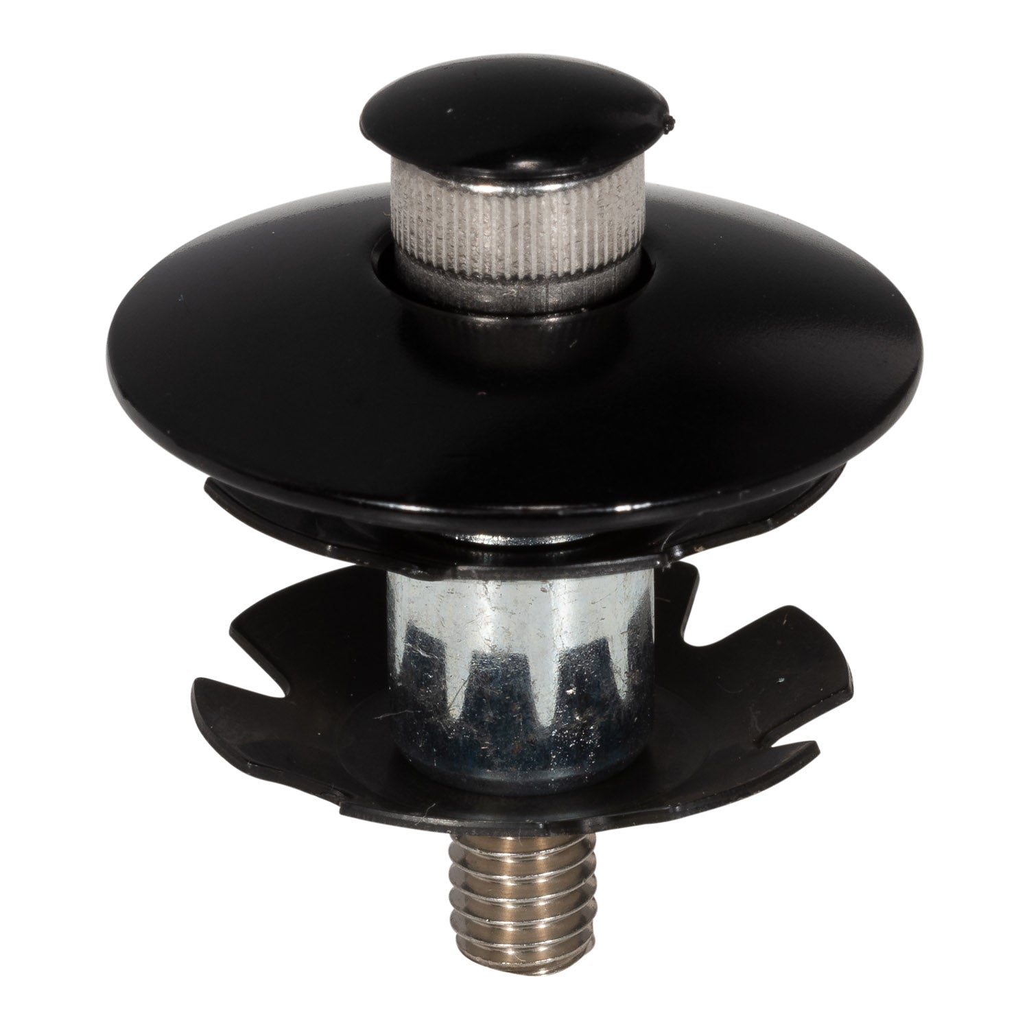 Elvedes balhoofdplug met bolle bovenkant voor 1 1/8" metalen vorkbuis